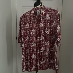 Roundtree & Yourke Hawaiian casual shirt. Size Large